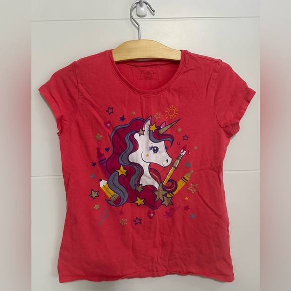 🎁The Children’s Place Girls Short Sleeve Shirt- Size XL🎁 - Picture 1 of 4